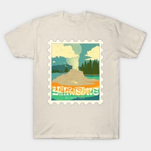 Yellowstone National Park Stamp T-Shirt